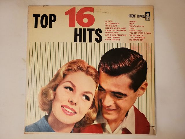 Various Artists 16 Top Hits vinyl record
