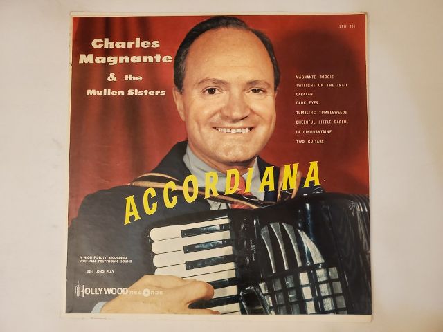 Charles Magnante & the Mullen Sisters Accordiana vinyl record