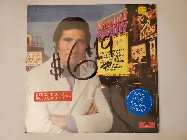 Freddy Vorhang auf Freddy vinyl record