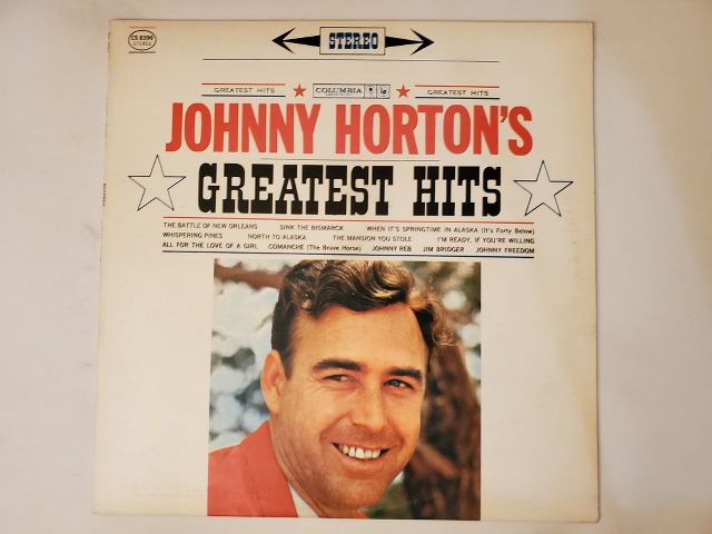 Johnny Horton Greatest Hits vinyl record