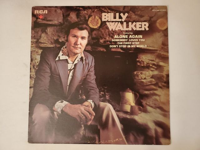 Billy Walker Alone Again vinyl record