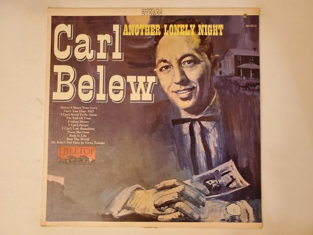 Carl Belew Another Lonely Night vinyl record