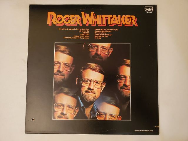Roger Whittaker Everytime is Going to Be the Last Time vinyl record