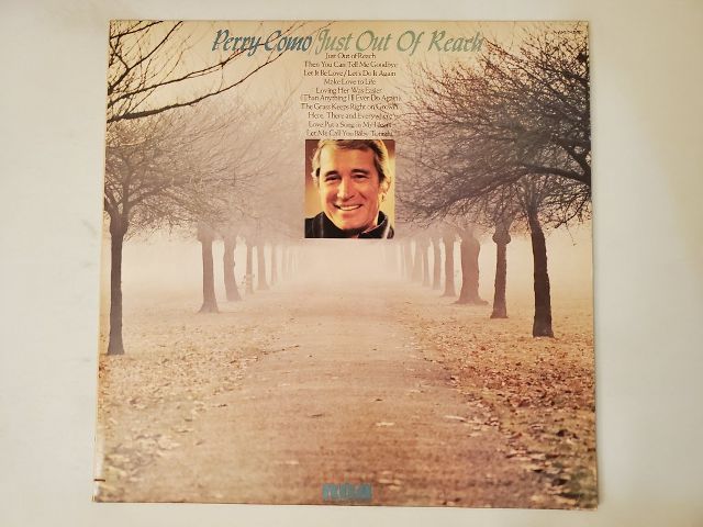 Perry Como Just Out of Reach vinyl record