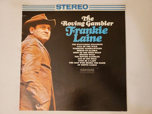 Frankie Laine The Roving Gambler vinyl record