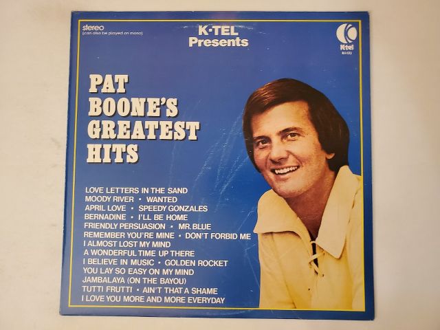 Pat Boone Pat Boone's Greatest Hits vinyl record