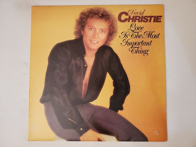 David Christie Love Is the Most Important Thing vinyl record
