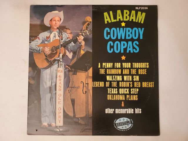 Cowboy Copas Alabam vinyl record