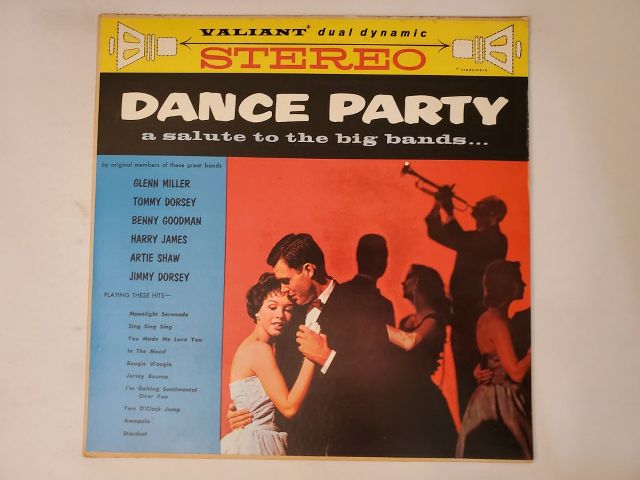 Various Artists Dance Party: A Salute to the Big Bands vinyl record