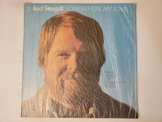 Red Steagall Somewhere My Love vinyl record