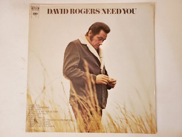 David Rogers Need You vinyl record