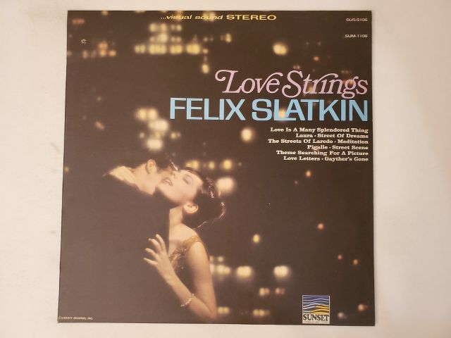 Felix Slatkin Love Strings vinyl record