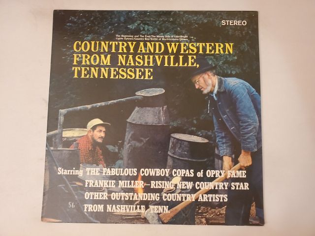 Various Artists Country and Western from Nashville, Tennessee vinyl record