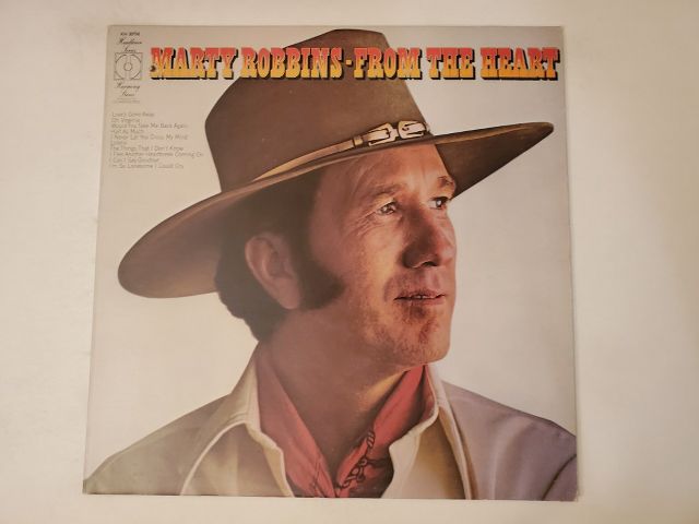 Marty Robbins From the Heart vinyl record