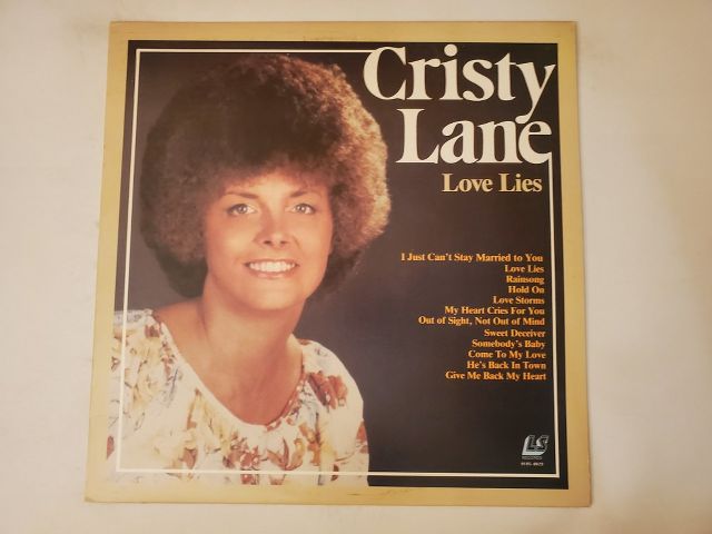 Cristy Lane Love Lies vinyl record