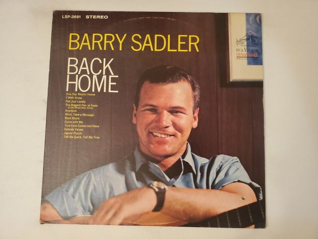 Barry Sadler Back Home vinyl record