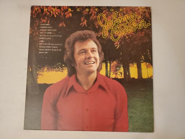 Johnny Carver The Best of Johnny Carver vinyl record