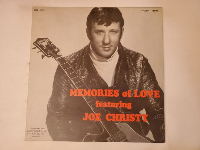 Joe Christy Memories of Love vinyl record