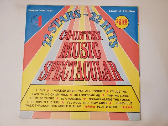 Various Artists Country Music Spectacular vinyl record