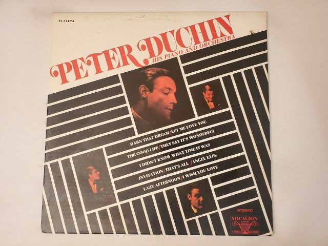 Peter Duchin Peter Duchin His Piano and Orchestra vinyl record