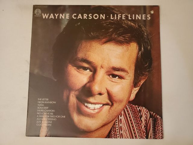 Wayne Carson Life Lines vinyl record