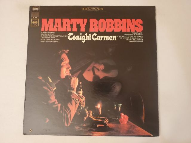 Marty Robbins Tonight Carmen vinyl record