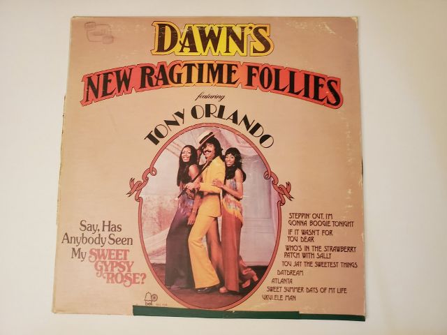 Dawn featuring Tony Orlando New Ragtime Follies vinyl record
