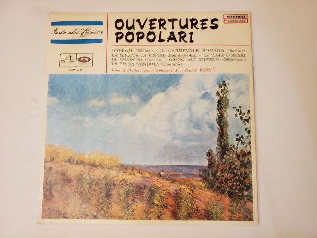 Vienna Philharmonic Orchestra Ouvertures Popolari vinyl record