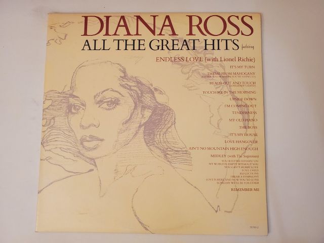 Diana Ross All The Great Hits vinyl record