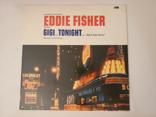 Eddie Fisher Gigi and Tonight vinyl record