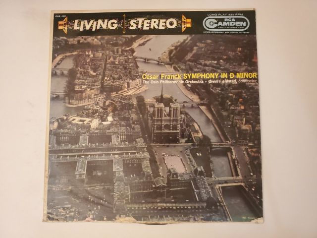 The Oslo Philharmonic Orchestra Symphony in D Minor vinyl record