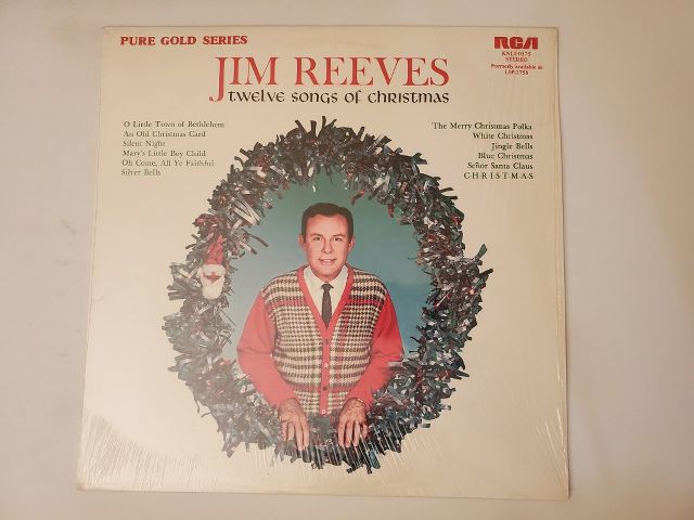 Jim Reeves Twelve Songs of Christmas vinyl record