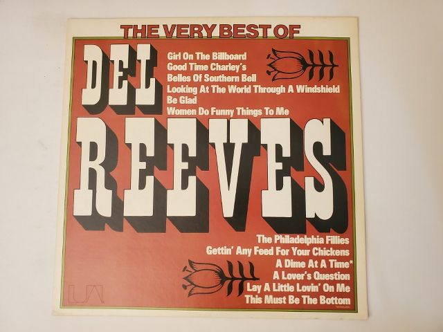 Del Reeves The Very Best of Del Reeves vinyl record