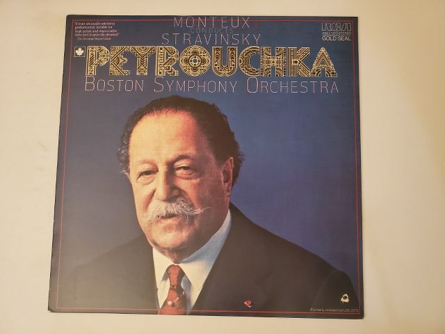 Boston Symphony Orchestra Petrushka vinyl record