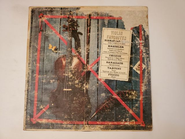 Norman Cap Violin Favorites vinyl record