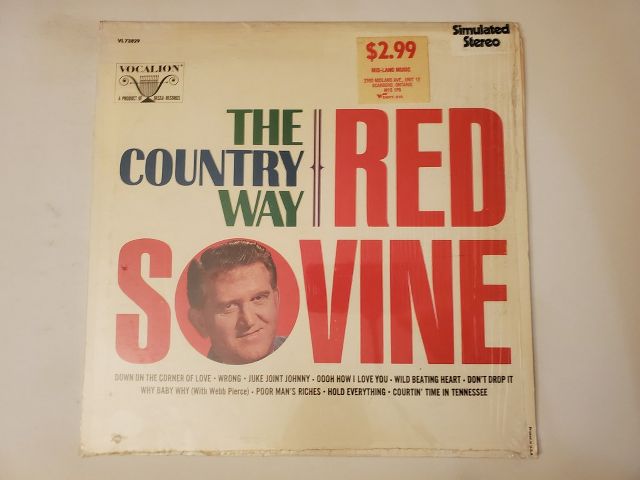 Red Sovine The Country Way vinyl record