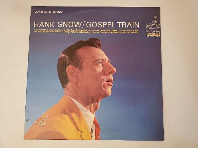 Hank Snow Gospel Train vinyl record