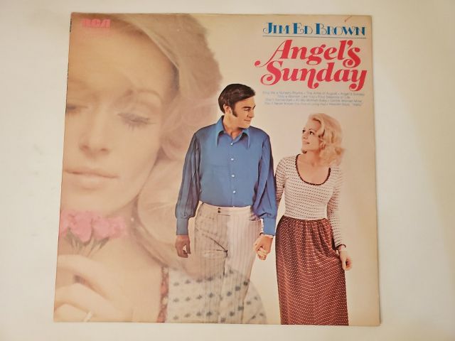 Jim Ed Brown Angel's Sunday vinyl record