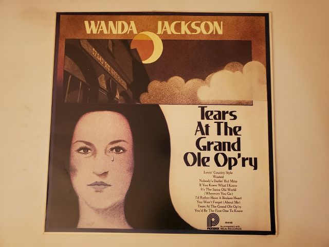 Wanda Jackson Tears at the Grand Ole Opry vinyl record