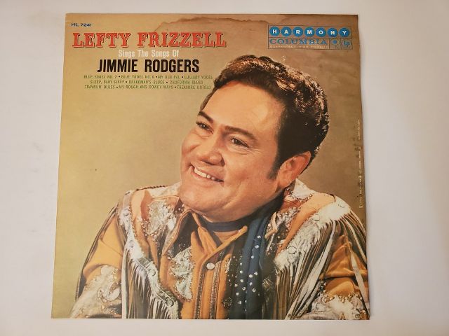 Lefty Frizzell Sings the Songs of Jimmie Rodgers vinyl record