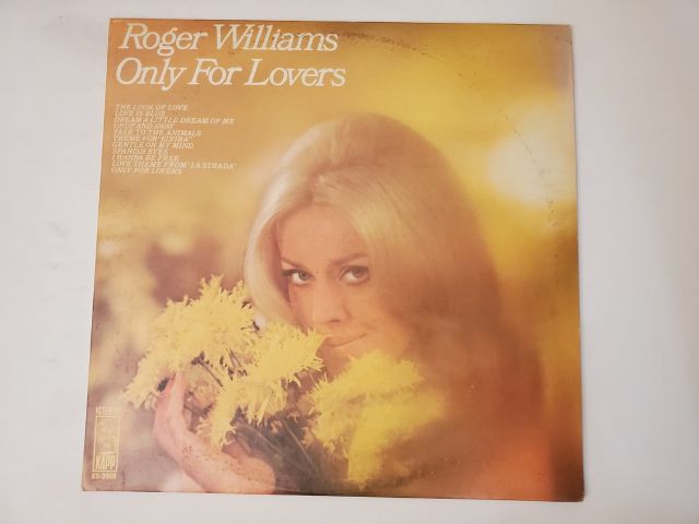Roger Williams Only For Lovers vinyl record