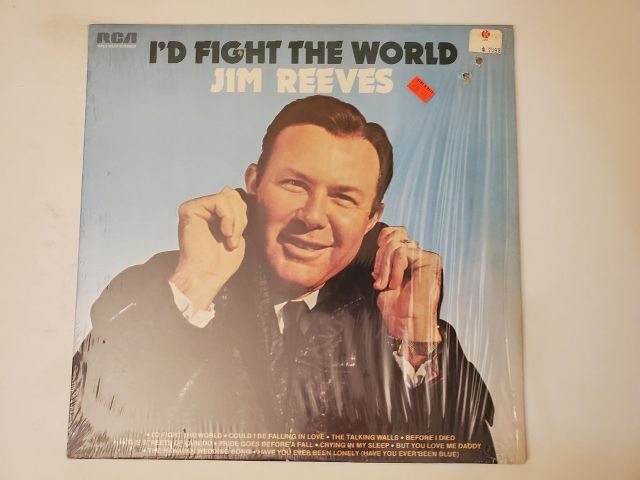 Jim Reeves I'd Fight the World vinyl record