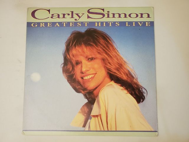 Carly Simon Greatest Hits Live vinyl record