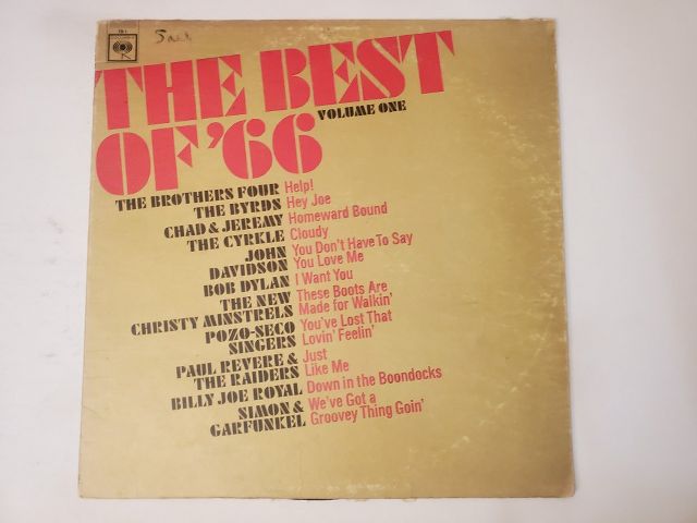 Various Artists The Best of '66 Volume One vinyl record