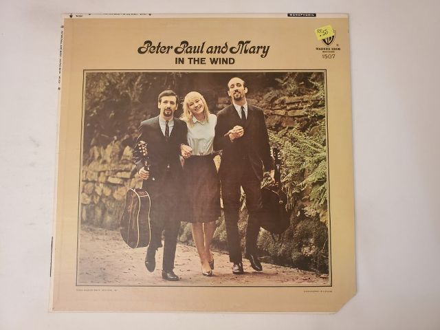 Peter, Paul and Mary In the Wind vinyl record