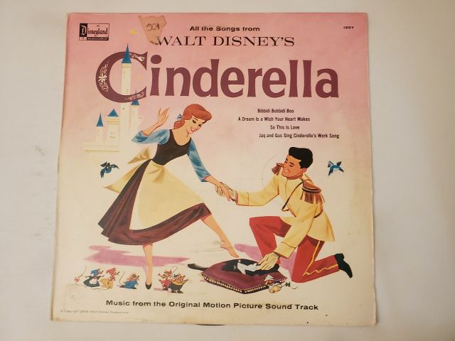 Various Artists Walt Disney's Cinderella vinyl record