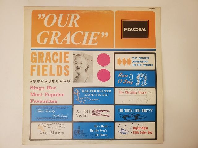 Gracie Fields Our Gracie vinyl record