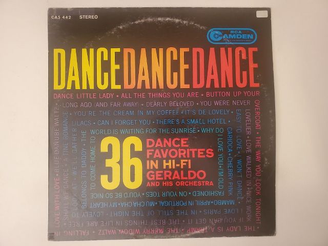 Geraldo and His Orchestra Dance Dance Dance vinyl record