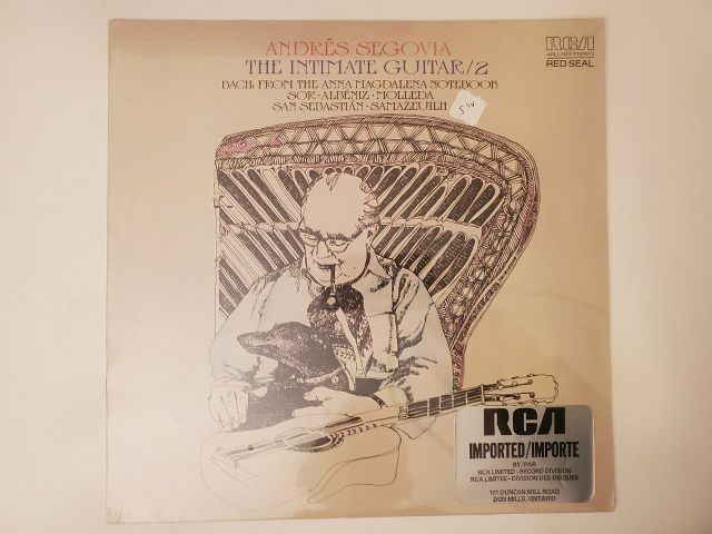 Andres Segovia The Intimate Guitar / 2 vinyl record