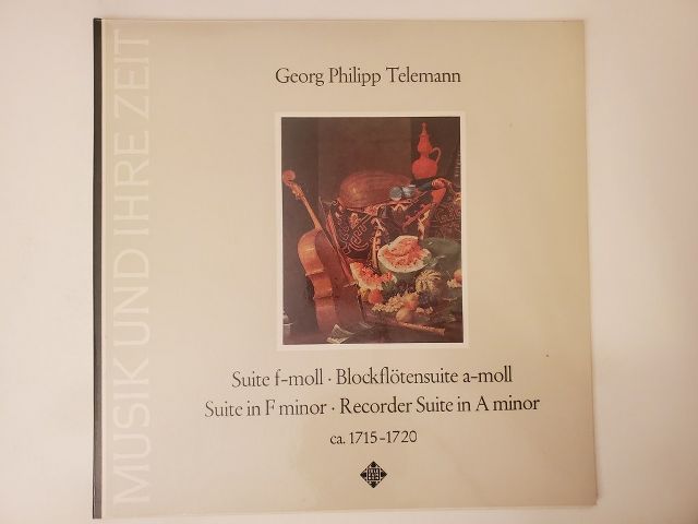 Georg Philipp Telemann Suite f-moll / Blockfl?tensuite a-moll vinyl record